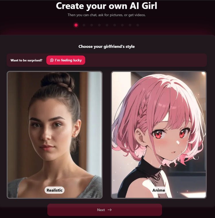 KI-Freundin zum Selbermachen: Was FantasyGF wirklich kann (und was nicht) 2 Anime oder lieber realistisch – Schritt für Schritt lässt sich mit FantasyGF eine KI-Freundin nach eigenen Vorstellungen und Bedürfnissen gestalten.